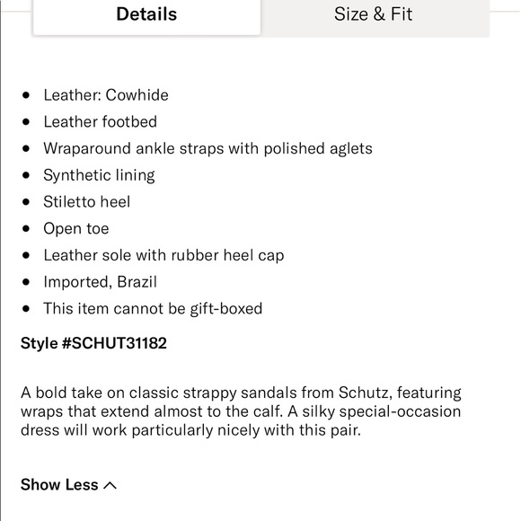 Schutz Vikki sandala NEW $128 - Picture 10 of 10